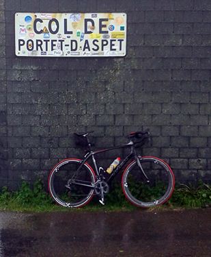 Col de Portet d'Aspet in the rain